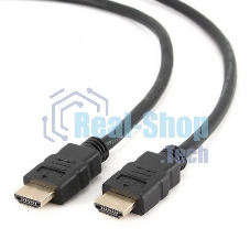Кабель Cablexpert HDMI CC-HDMI4-6, 19M/19M, v2.0, медь, позол.разъемы, экран, 1.8м, черный, пакет