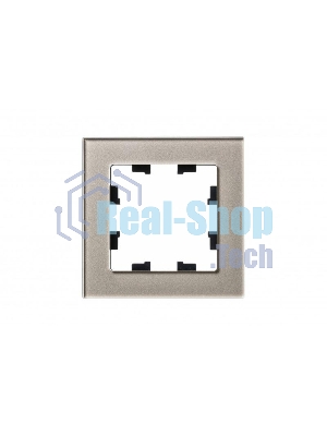 Рамка 1-м AtlasDesign Nature стекло, шампань SchE ATN320501