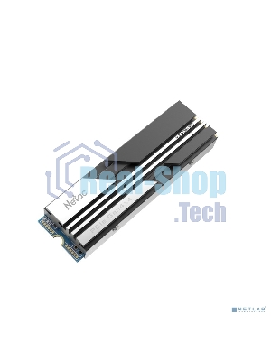 Накопитель SSD Netac NV5000, 500Gb, M.2 2280, PCIe 4.0 x4, NVMe, R/W 5000/2500, с радиатором