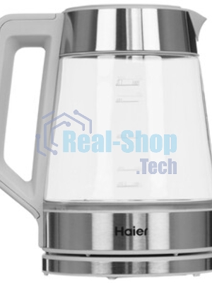 Чайник электрический Haier HK-501 1.7л. 2400Вт серый корпус: стекло/пластик (TD0036930RU)