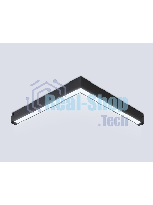 Светильник светодиодный угловой для шинопровода Magnetic Ambrella light GL1299 BK черный IP20 24W 3000K-6400K 220V 120° 342*367*42 (Без ПДУ)