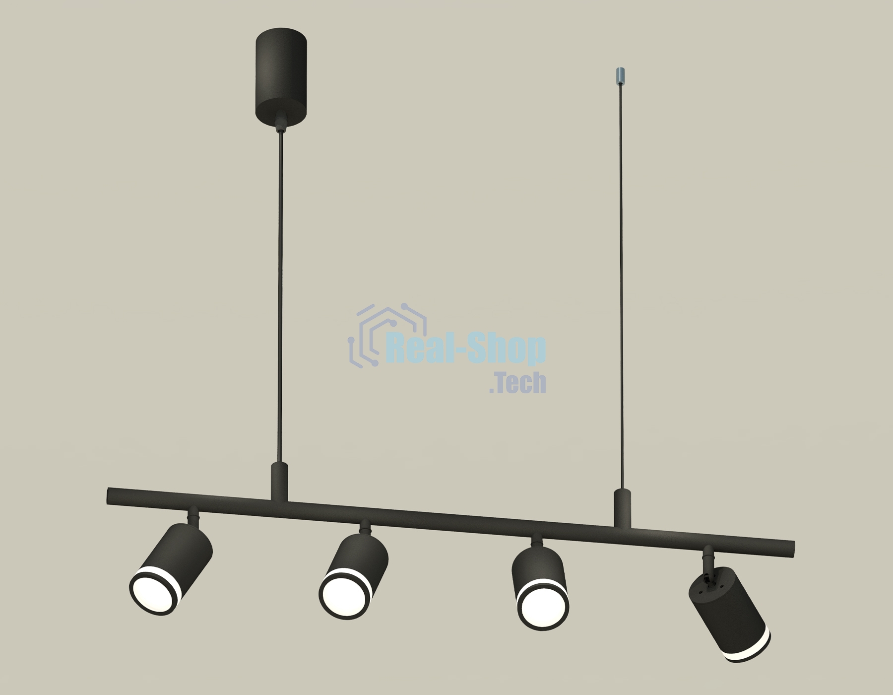 Светильник Ambrella light XB9002150/4 SBK/FR черный песок/белый матовый MR16 GU5.3 (С9002, С6313, N6221)
