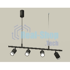 Светильник Ambrella light XB9002150/4 SBK/FR черный песок/белый матовый MR16 GU5.3 (С9002, С6313, N6221)