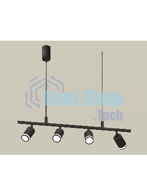 Светильник Ambrella light XB9002150/4 SBK/FR черный песок/белый матовый MR16 GU5.3 (С9002, С6313, N6221)