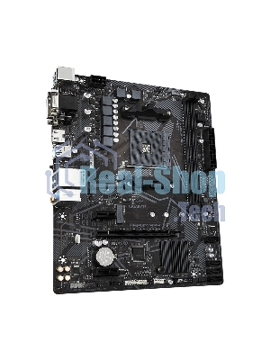 Материнская плата Gigabyte A520M S2H, AM4, AMD A520, 2xDDR4, 4xSATA, 1xM.2, 1xPCIe 3.0 x16, 2xPCIe x1, 1xHDMI, 1xDVI-D, 1xVGA, 1x 1Gb LAN, 4xUSB-A 3.2 Gen 1, 2xUSB-A 2.0, 3x3.5 мм, 7.1, mATX