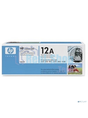 Картридж лазерный HP Q2612A черный для LaserJet 1010/1018/1020/1012/1015/3015/3020/3030 (2000 стр.)