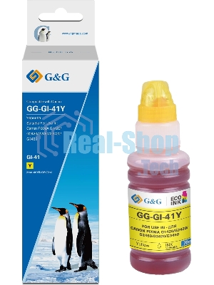 Чернила G&G GG-GI-41Y желтый 70мл для Canon PIXMA G1420/G1430/G2420/G2430/G2460/G3420