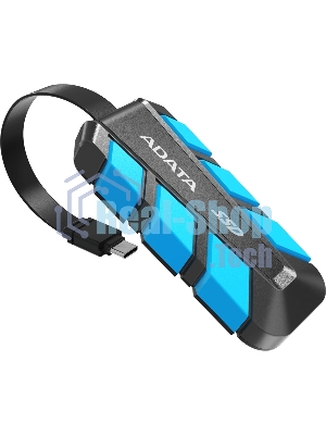 Внешний SSD ADATA SC740, 500 Gb, USB 3.2 Gen 2 Type-C, R/W 1050/1000, синий