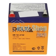 Батарея для ИБП Delta HR 12-21W (12V, 5Ah)