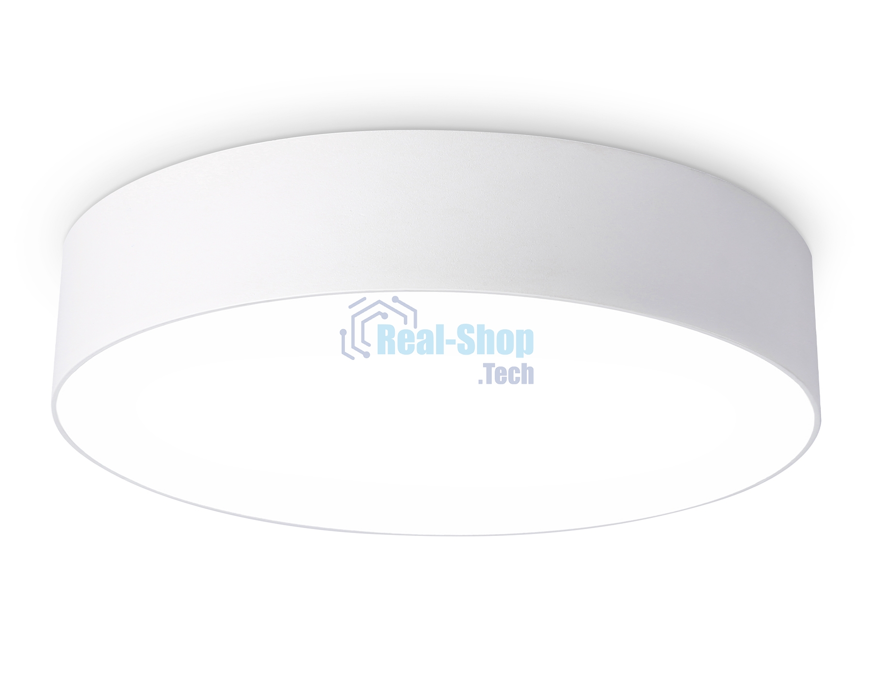 Потолочный светодиодный светильник Ambrella light FV5524 WH белый LED 35W 4200K D300*58 (Без ПДУ)