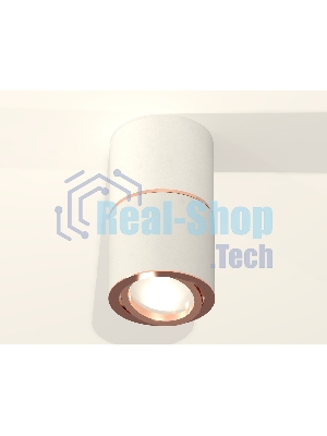 Светильник Ambrella Light XS7401220 SWH/PPG белый песок/золото розовое полированное MR16 GU5.3 (C7401, A2073, C7401, N7005)