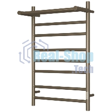 Полотенцесушитель электрический с полкой BAU Stil Shelf 50х80, 7 планок, универсальный, антикварная