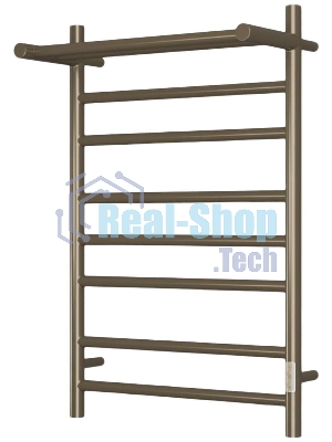 Полотенцесушитель электрический с полкой BAU Stil Shelf 50х80, 7 планок, универсальный, антикварная