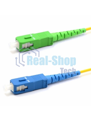 Патч-корд оптический переходной Rexant (SM), 9/125 (OS2) SC/APC-SC/UPC, (Simplex), LSZH, 7м