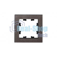 Рамка 1-м AtlasDesign Nature стекло, мокко SchE ATN320601