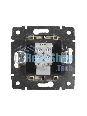 Розетка телефонная Valena RJ11 4 контакта 1 коннектор (слоновая кость) Legrand 774338