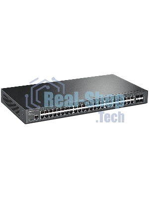 Коммутатор 48-портовый гигабитный управляемый уровня 2+ TP-Link TL-SG3452X JetStream с четырьмя слотами SFP+ 10 Гбит/с