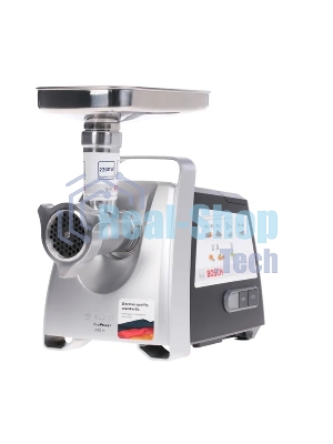 Мясорубка электрическая Bosch MFW68640 черный, 2200 Вт, 4.3 кг/мин, реверс, металлический лоток, насадки - 5