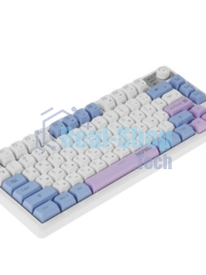 Клавиатура проводная игровая Defender Novis GK-318 RU,бел/гол,80кн+FN,радуж,1.5м