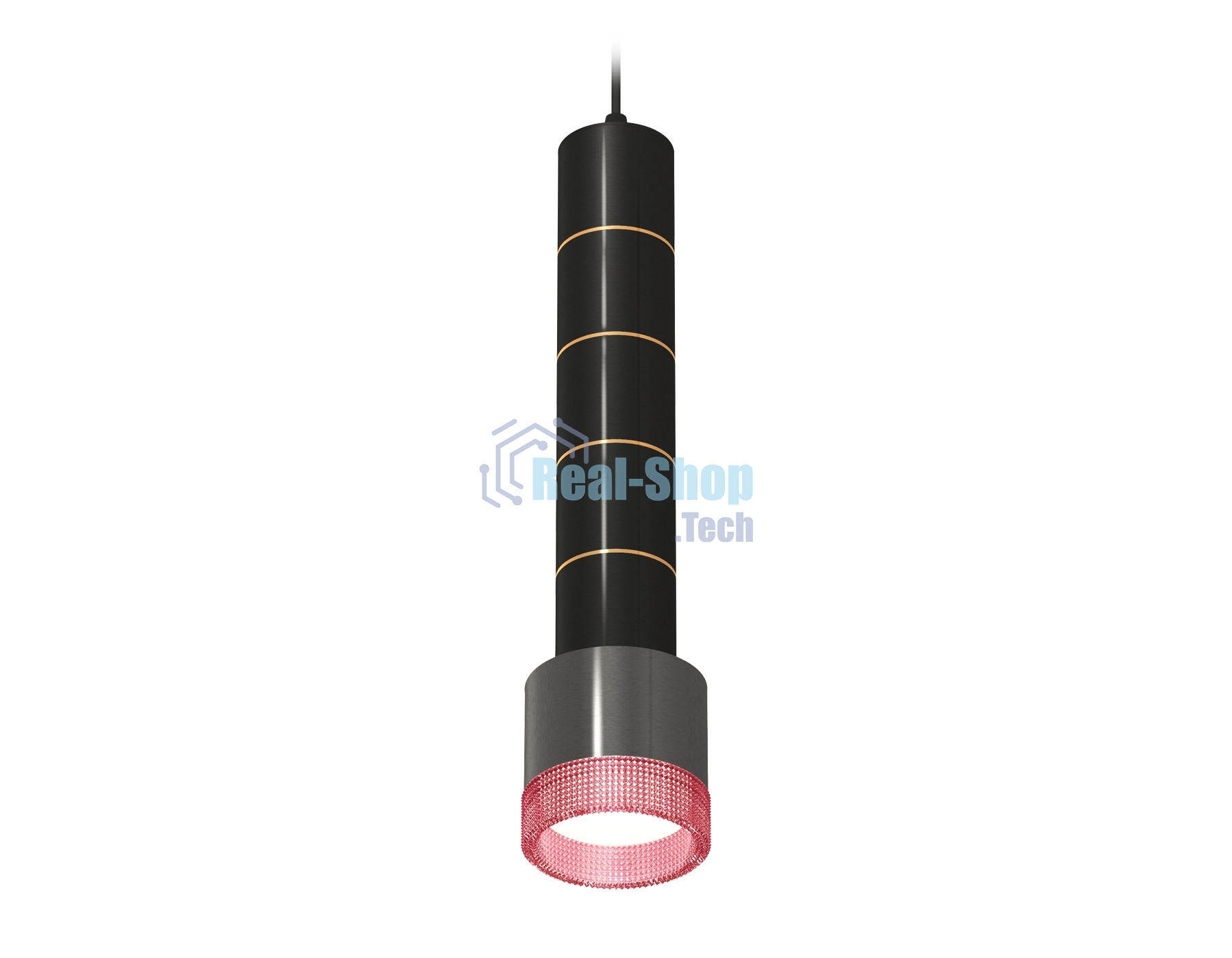 Светильник Ambrella Light XP8115015 DCH/PI черный хром/розовый GX53