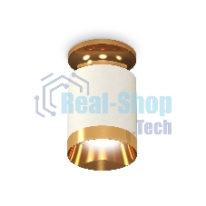 Светильник Ambrella Light XS6301180 SWH/PYG белый песок/золото желтое полированное MR16 GU5.3 (N6905, C6301, N6134)