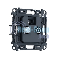PR217 Механизм розетки TV оконечной + SAT 5-862MHz 3.5dB/950-2150MHz 3.8dB QUANT PRO
