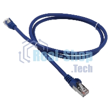 Патч-корд LANMASTER LSZH FTP cat.5e, 5.0 м, синий