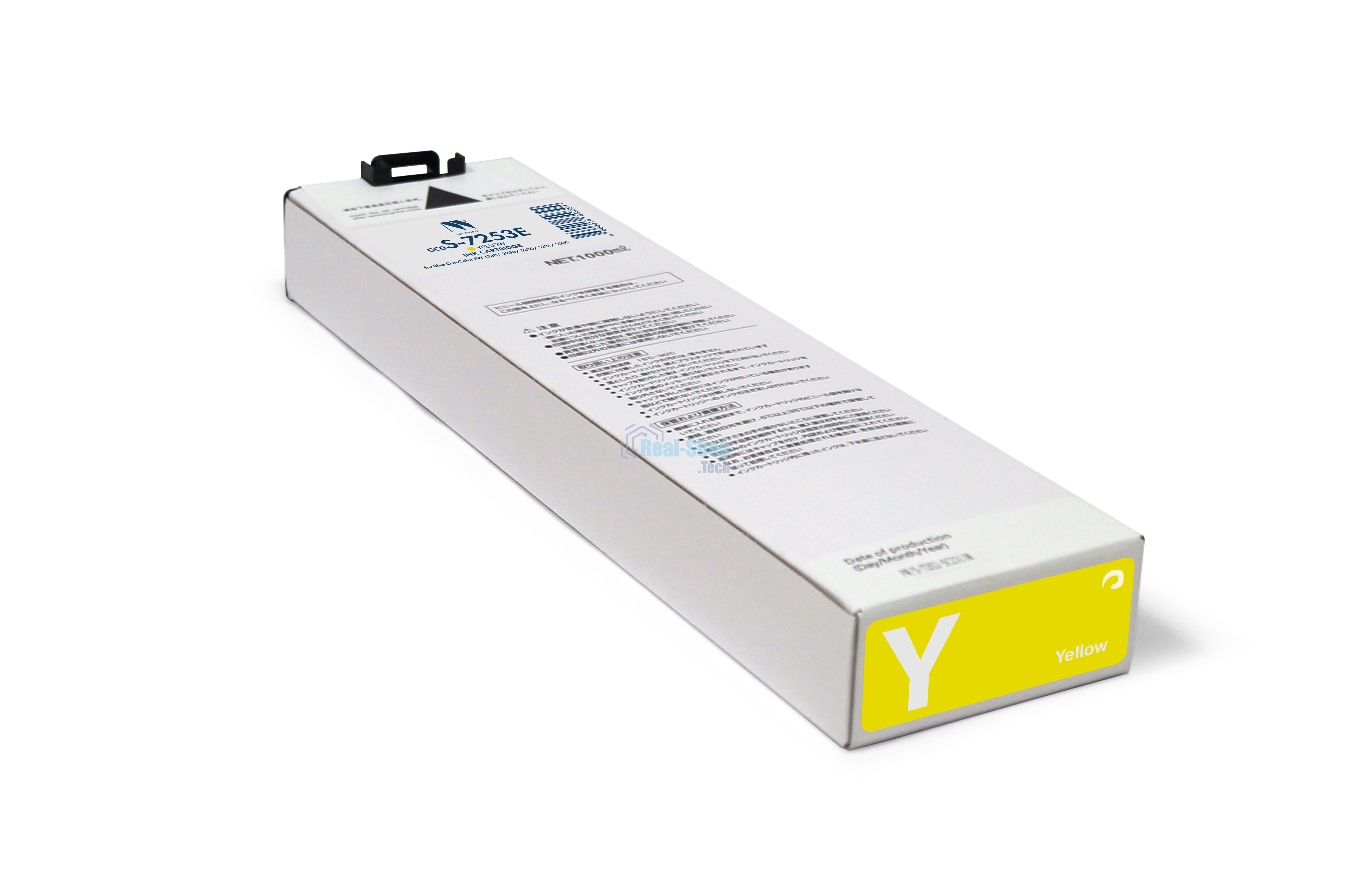 Картридж NVP для Riso ComColor FW 1230/2230/5230/5231/5000 (NV-S-7253E, совместимый), Yellow (1000 мл)