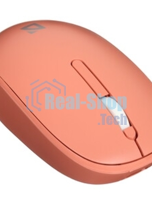 Мышь беспроводная Defender Smart MM-396 красный, 1600 dpi, радиоканал, Bluetooth, USB, кнопки - 3