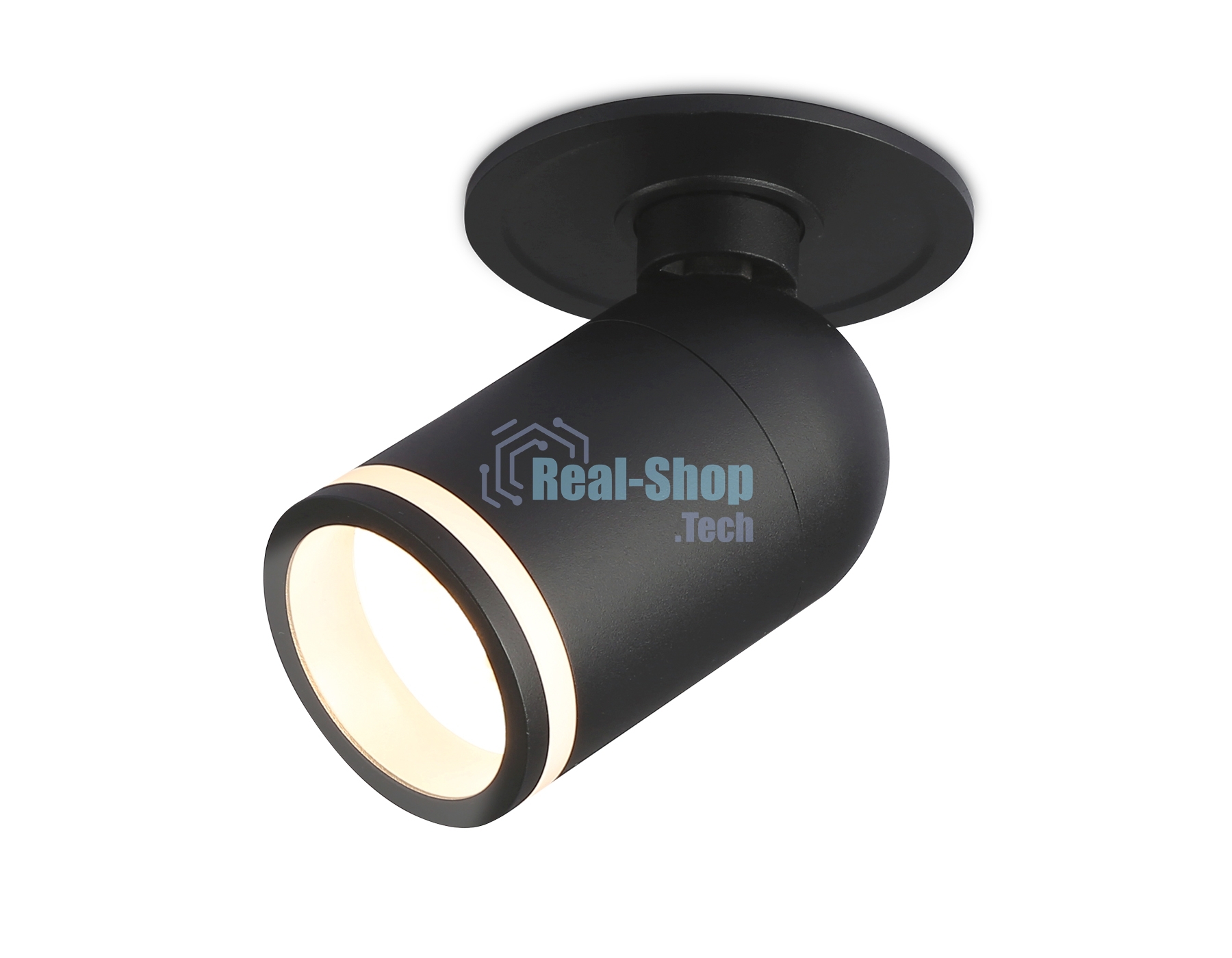 Светильник Ambrella light TA1273 SBK/FR черный песок/белый матовый MR16 GU5.3 D55*136