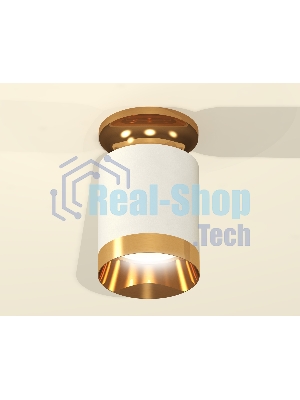 Светильник Ambrella Light XS6301180 SWH/PYG белый песок/золото желтое полированное MR16 GU5.3 (N6905, C6301, N6134)
