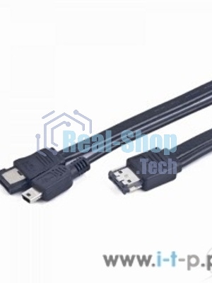 Кабель Gembird Кабель питания и интерфейсный Y-кабель eSATAp - eSATA/Mini USB, 1м, пакет(CC-ESATAP-ESATA-USB5P-1M)