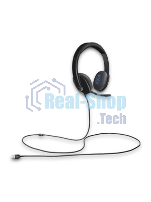 Гарнитура Logitech USB Headset H540 чёрный, проводная, USB