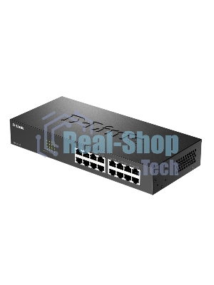 Коммутатор неуправляемый D-Link DES-1016D/I1A с 16 портами 10/100Base-TX