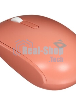 Мышь беспроводная Defender Smart MM-396 красный, 1600 dpi, радиоканал, Bluetooth, USB, кнопки - 3