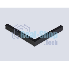 Светильник светодиодный угловой для шинопровода Magnetic Ambrella light GL1299 BK черный IP20 24W 3000K-6400K 220V 120° 342*367*42 (Без ПДУ)
