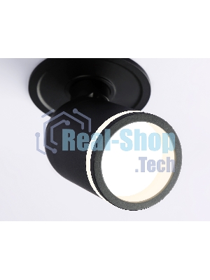 Светильник Ambrella light TA1273 SBK/FR черный песок/белый матовый MR16 GU5.3 D55*136