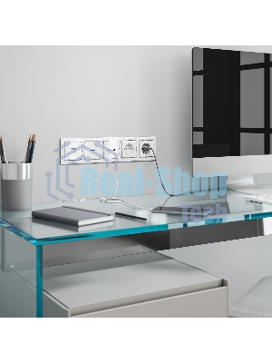 Розетка Ethernet RJ-45 (белый)