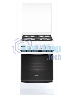 Плита газовая Gefest ПГ 5100-03 0002 белый, конфорок 4 шт, духовка 52 л, 50 см x 85 см x 58.5 см
