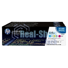 Картридж лазерный комплект HP CF373AM голубой/пурпурный/желтый для CLJ CP1215/1515 3 х 1400 стр.