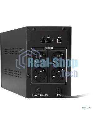 Источник бесперебойного питания ExeGate EP285519RUS SpecialPro Smart LLB-2000.LCD.AVR.EURO.RJ.USB 2000VA/1200W, LCD, AVR, 4 евророзетки, RJ45/11, USB, черный