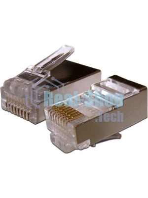 Коннектор LANMASTER (TWT-PL45/S-8P8C-6V) FTP Cat.6 RJ45 (упак.: 100 шт)