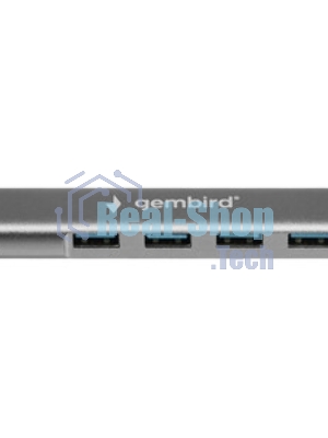 USB-концентратор Gembird UHB-C474, USB Type-C, 4хUSB, USB Type-C
