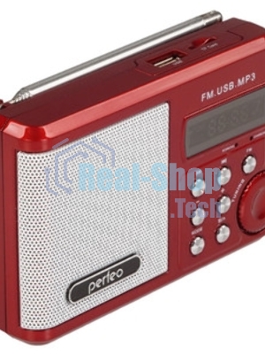 Радиоприемник PERFEO (PF_D0563) Sound, красный