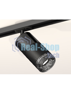 Светильник Ambrella light XT7402051 SBK/DCH/BK черный песок/черный хром/тонированный MR16 GU5.3