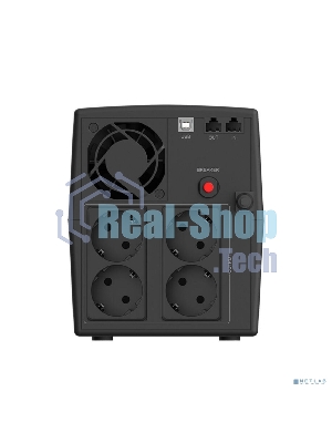 Башенный линейно-интерактивный ИБП CBR [QTM-1500T-6I-LCUC] Line Interactive  1500VA/900W 9Ah12V 4 x Shuko, HID-USB, RJ45/11