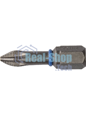 Бита ЗУБР ЭКСПЕРТ 26011-1-25-2  торсион кованая обточ.CrMo C 1/4'' PH1 25мм 2шт