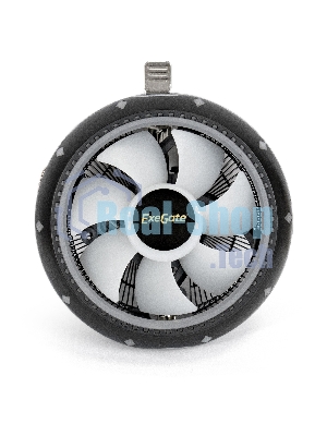 Кулер для процессора ExeGate Dark Magic EE126M-PWM.RGb черный, 120 мм, алюминий, 2000 об/мин, 24 дБ, 4 pin, 100 Вт, 65 мм