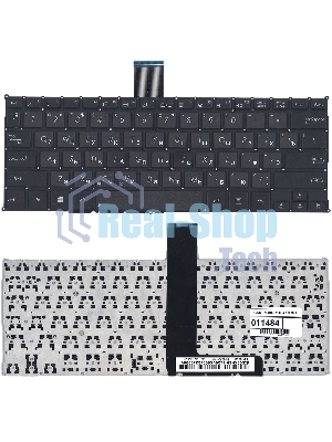 Клавиатура для ноутбука Asus F200CA F200LA F200MA X200 черная, без рамки, плоский Enter