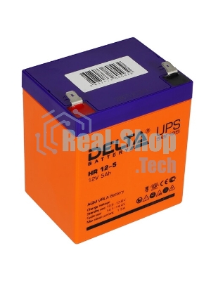 Батарея для ИБП Delta HR 12-5 (12V, 5Ah)